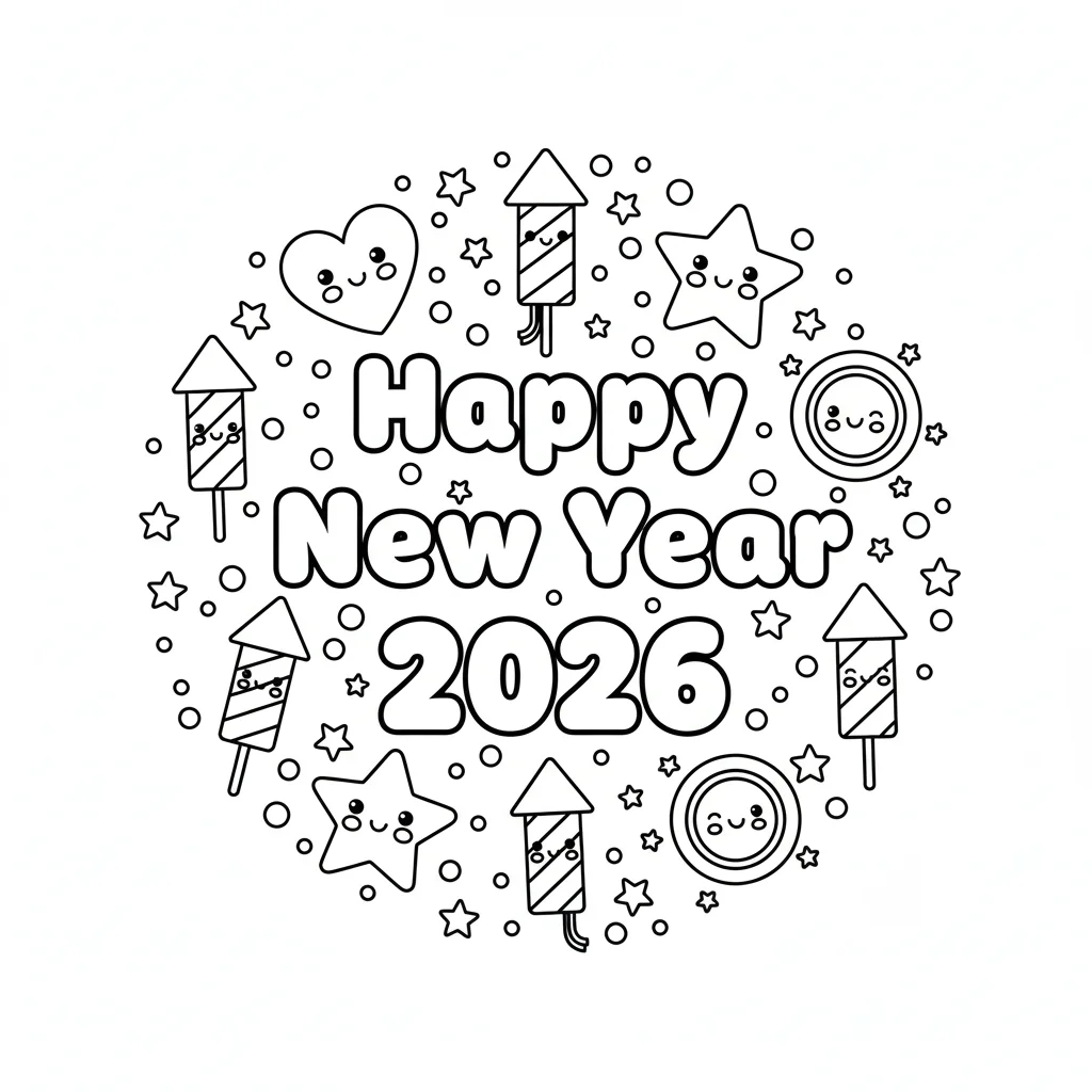 Happy New Year 2026 Celebration