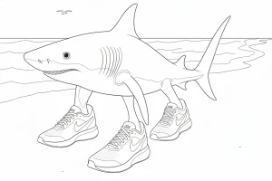 Cool Italian Brainrot Coloring Page - Free Printable