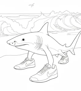 Fun Italian Brainrot Coloring Page - Free Printable