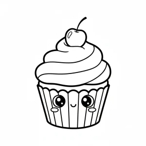 Cute Kawaii Coloring Page - Free Printable