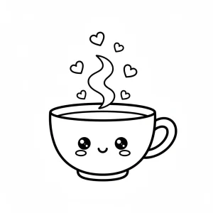 Kids Kawaii Coloring Page - Free Printable
