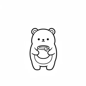Funny Kawaii Coloring Page - Free Printable
