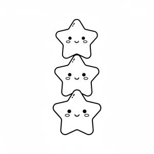 Bold Kawaii Coloring Page - Free Printable