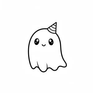 Classic Kawaii Coloring Page - Free Printable