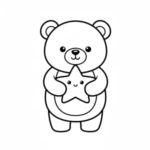 Cute Kawaii Coloring Page - Free Printable