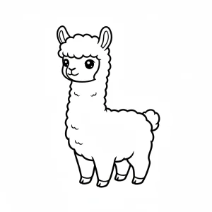 Easy Animals Coloring Page - Free Printable