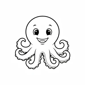 Cartoon Animals Coloring Page - Free Printable