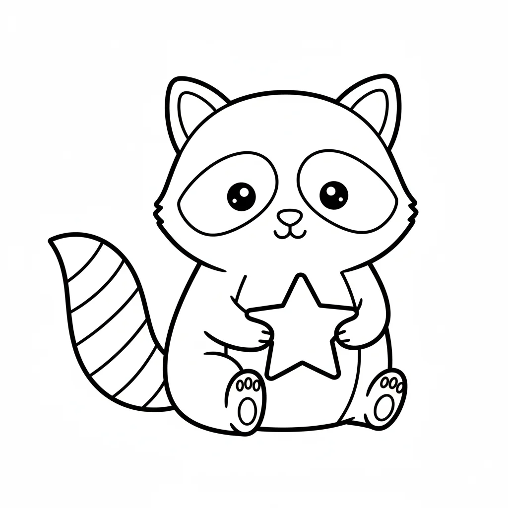 Graceful deer in forest coloring sheet - free printable