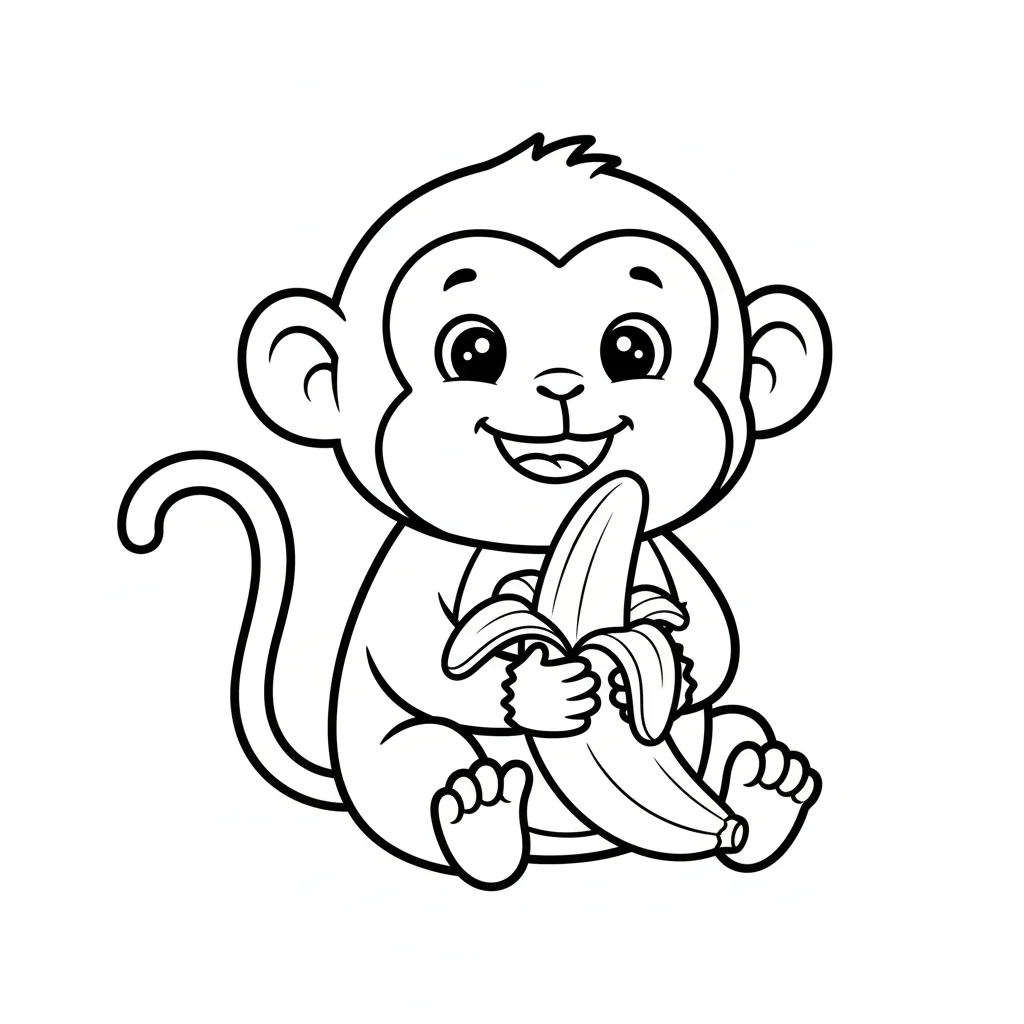 Swinging snake coloring page - free reptile PDF for kids