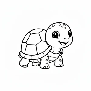 Simple Animals Coloring Page - Free Printable