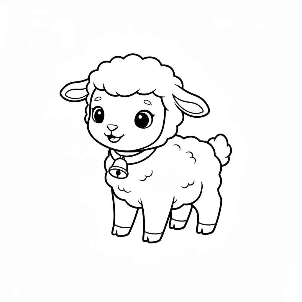 Ladybug on leaf coloring sheet - free insect printable