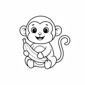 Easy Animals Coloring Page - Free Printable