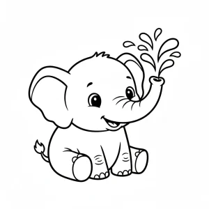 Simple Animals Coloring Page - Free Printable