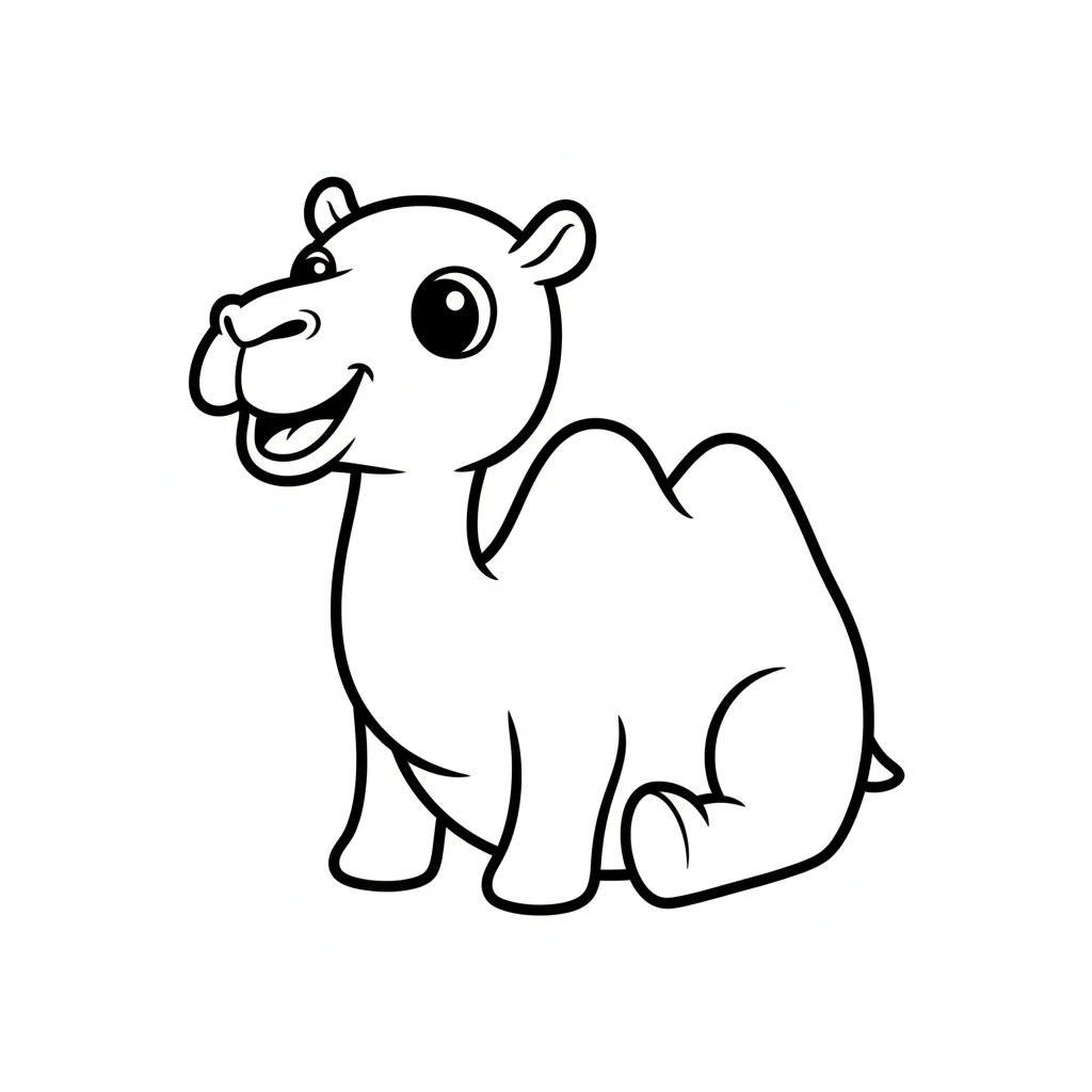 Cute piglet on farm coloring sheet - free printable for toddlers