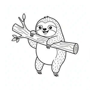 Simple Animals Coloring Page - Free Printable