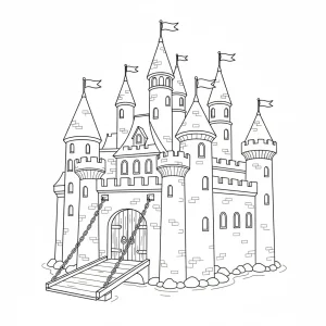 Cartoon Adult Printable Coloring Page - Free Printable