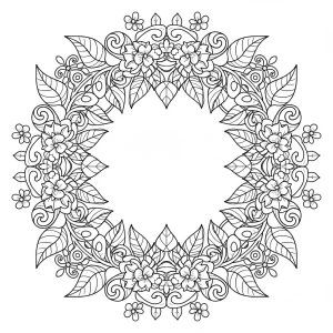Detailed Adult Printable Coloring Page - Free Printable