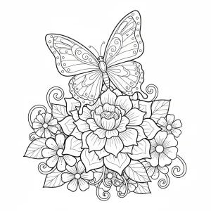 Cute Adult Printable Coloring Page - Free Printable