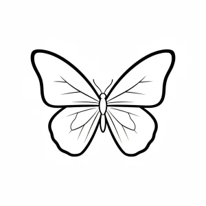 Creative Butterfly Printable Coloring Page - Free Printable