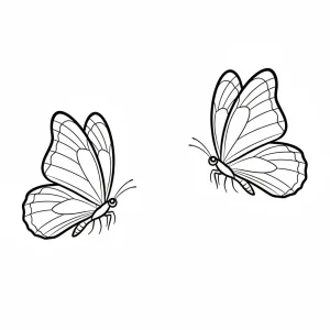 Detailed Butterfly Printable Coloring Page - Free Printable