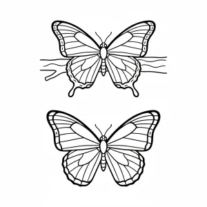 Fun Butterfly Printable Coloring Page - Free Printable