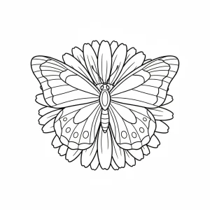 Butterfly Printable Coloring Page - Free Printable