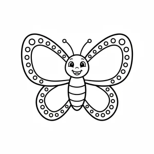 Detailed Butterfly Printable Coloring Page - Free Printable