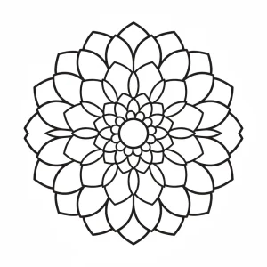 Cartoon Printable Flower Kids Coloring Page - Free Printable