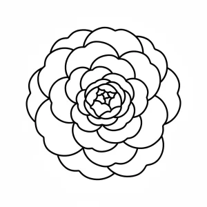 Funny Printable Flower Kids Coloring Page - Free Printable