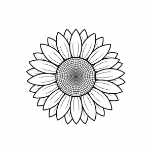 Detailed Printable Flower Kids Coloring Page - Free Printable