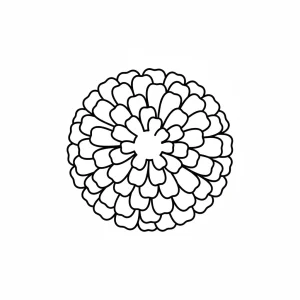 Simple Printable Flower Kids Coloring Page - Free Printable