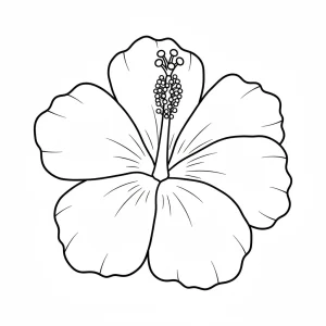 Creative Printable Flower Kids Coloring Page - Free Printable