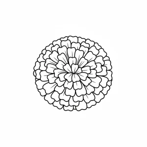 Bold Printable Flower Kids Coloring Page - Free Printable