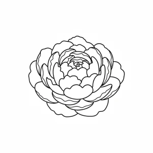 Basic Printable Flower Kids Coloring Page - Free Printable