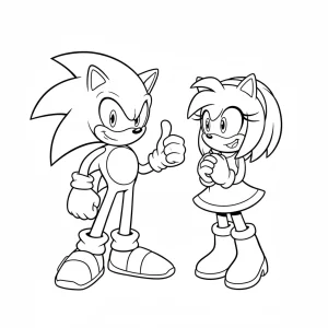 Cool Sonic Printable Coloring Page - Free Printable