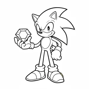 Fun Sonic Printable Coloring Page - Free Printable