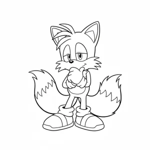 Bold Sonic Printable Coloring Page - Free Printable