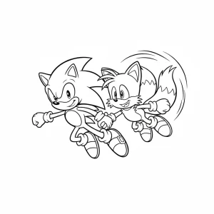 Creative Sonic Printable Coloring Page - Free Printable