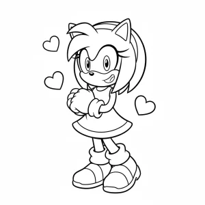 Fun Sonic Printable Coloring Page - Free Printable