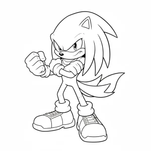 Classic Sonic Printable Coloring Page - Free Printable