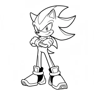 Creative Sonic Printable Coloring Page - Free Printable
