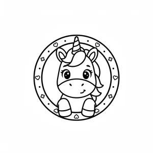 Kids Unicorn Printable For Kids Coloring Page - Free Printable
