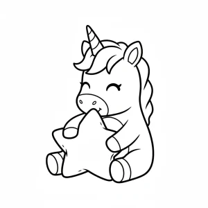 Creative Unicorn Printable For Kids Coloring Page - Free Printable