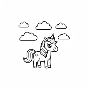 Detailed Unicorn Printable For Kids Coloring Page - Free Printable