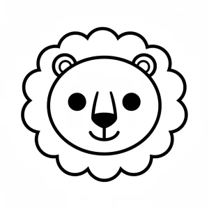 Easy Animal Coloring Page - Free Printable