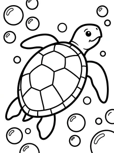 Basic Bold And Easy Coloring Page - Free Printable
