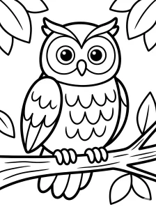 Bold Bold And Easy Coloring Page - Free Printable