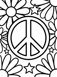 Cute Bold And Easy Coloring Page - Free Printable