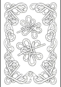 Cartoon Christmas Coloring Page - Free Printable