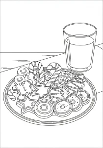 Cute Christmas Coloring Page - Free Printable
